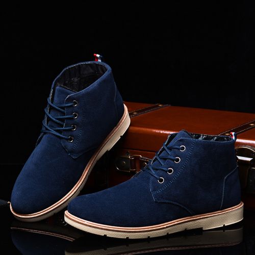 Boots - chaussures en PU ronde pour hiver - loisir - semelle caoutchouc - Ref 953856