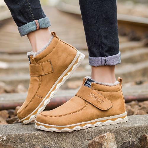 Boots - chaussures en ronde pour hiver - loisir - semelle caoutchouc - Ref 953873