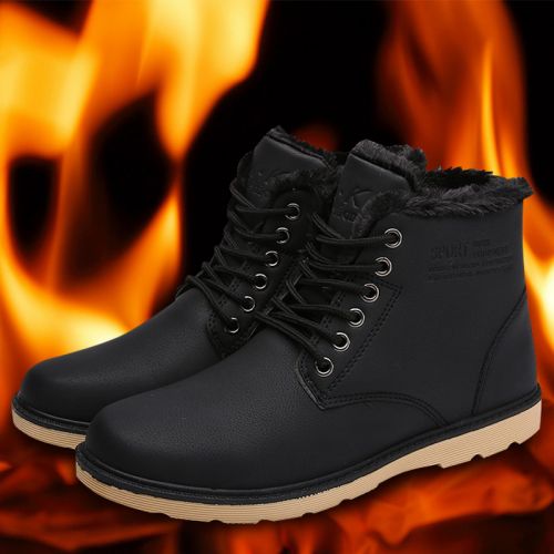 Boots - chaussures en PU ronde pour hiver - loisir - Ref 953987