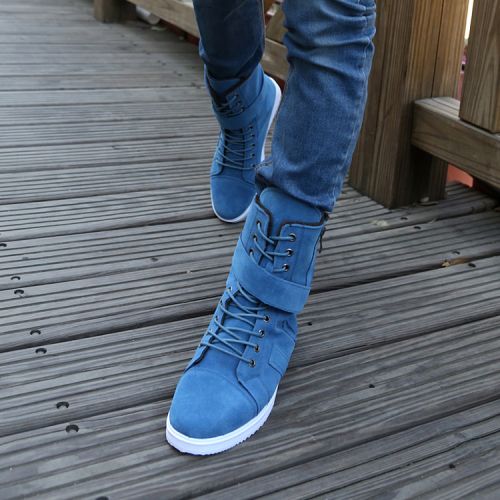 Boots - chaussures en PU ronde - semelle caoutchouc - Ref 953994