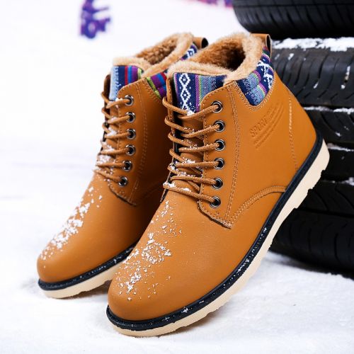 Boots - chaussures en PU ronde pour hiver - loisir - Ref 954004