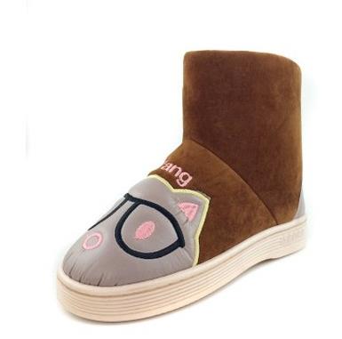 Boots - chaussures en ronde pour hiver - simple - semelle caoutchouc mousse EVA - Ref 954014