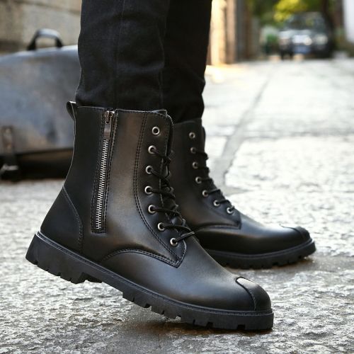 Boots - chaussures en PU FLOWLLORSS ronde pour hiver - loisir - semelle caoutchouc - Ref 954016