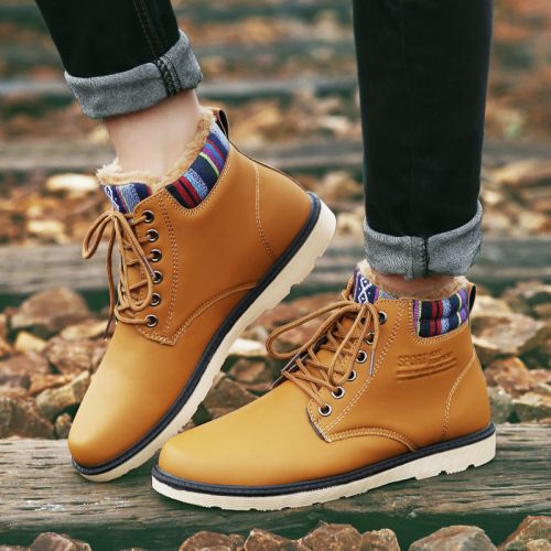 Boots - chaussures en PU ronde pour hiver - loisir - Ref 954018