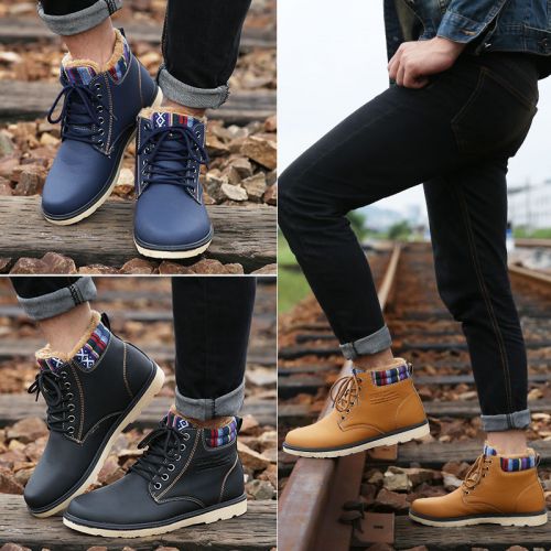 Boots - chaussures en PU ronde pour hiver - loisir - Ref 954020