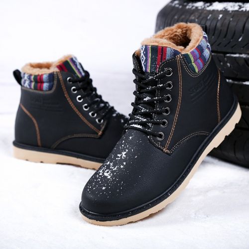 Boots - chaussures en ronde pour hiver - loisir - semelle caoutchouc - Ref 954114