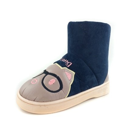 Boots - chaussures en toile ronde pour hiver - simple - semelle caoutchouc mousse EVA - Ref 954163