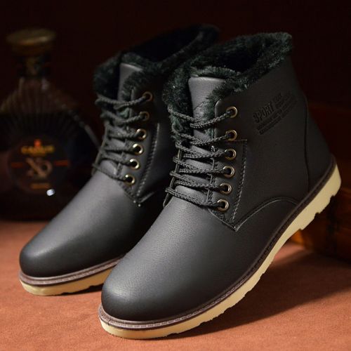 Boots - chaussures en PU ronde pour hiver - loisir - Ref 954183