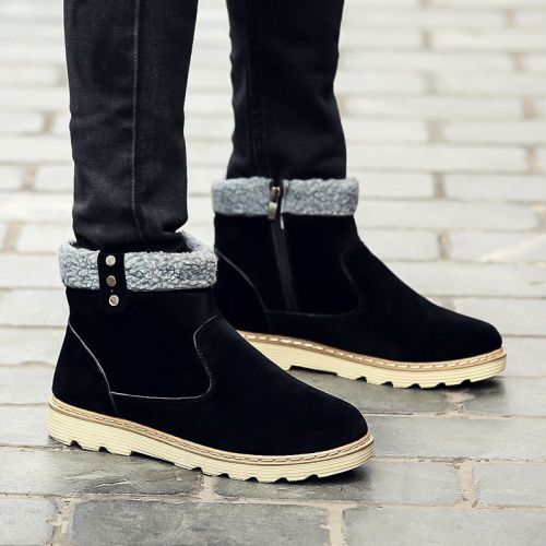 Boots - chaussures en ronde pour hiver - loisir - semelle caoutchouc - Ref 954221