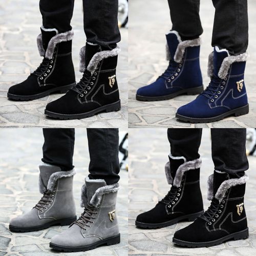 Boots - chaussures en ronde pour hiver - mouvement - semelle caoutchouc - Ref 954251