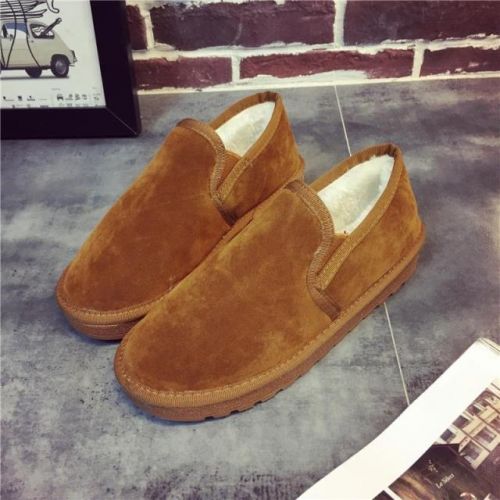 Boots - chaussures en coton ronde pour hiver - loisir - semelle caoutchouc - Ref 954633