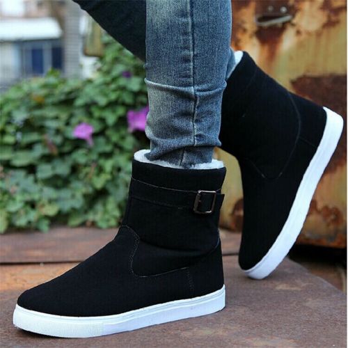 Boots - chaussures en PU ALFVEN ronde pour hiver - loisir - semelle caoutchouc - Ref 954652