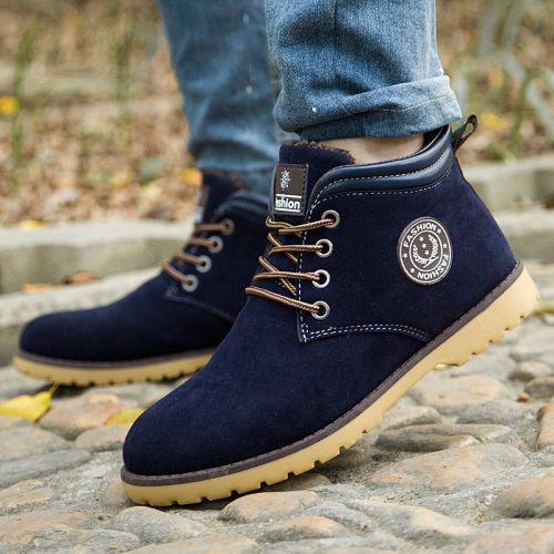 Boots - chaussures en DSKATE ronde pour hiver - loisir - semelle caoutchouc - Ref 954717