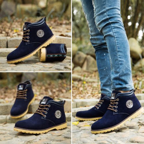 Boots - chaussures en ronde pour hiver - simple - semelle plastique - Ref 954718