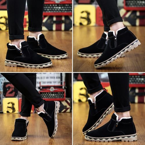 Boots - chaussures en ronde pour hiver - loisir - semelle plastique - Ref 954730