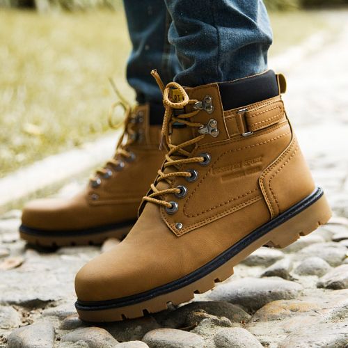 Boots - chaussures en PU ronde pour hiver - loisir - semelle plastique - Ref 954746