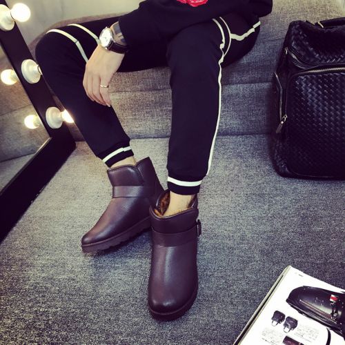 Boots - chaussures en toile ronde - loisir - Ref 954830