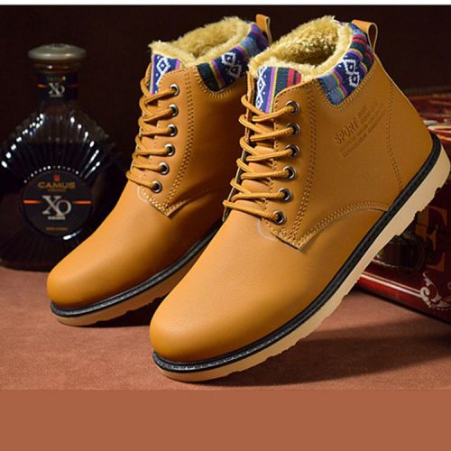 Boots - chaussures en ronde pour hiver - loisir - semelle caoutchouc - Ref 954946