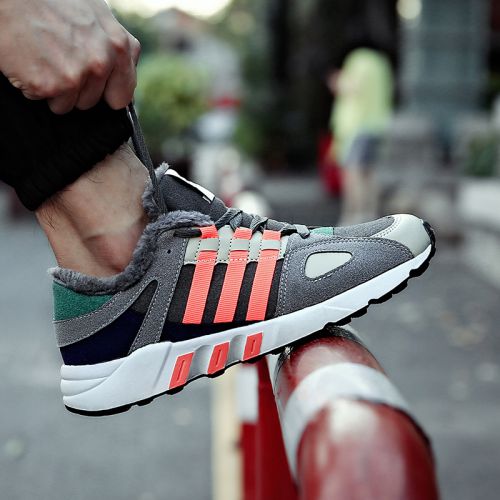 Boots - chaussures en de vache ronde pour hiver - tendance des jeunes - semelle caoutchouc - Ref 954972