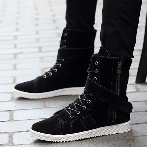 Boots - chaussures en ronde pour printemps - semelle caoutchouc - Ref 954974