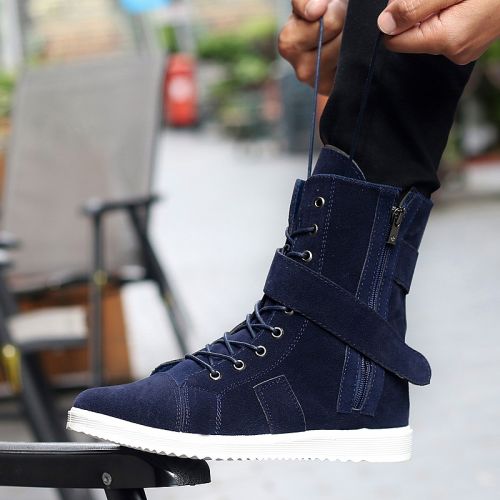 Boots - chaussures en Microfiber ronde - Angleterre - Ref 954981