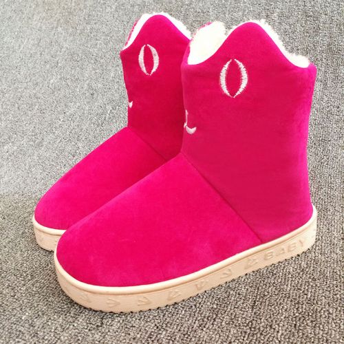 Boots - chaussures en ronde pour hiver - tendance des jeunes - semelle plastique - Ref 955026