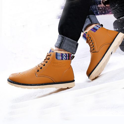 Boots - chaussures en ronde pour hiver - tendance des jeunes - semelle caoutchouc - Ref 955043