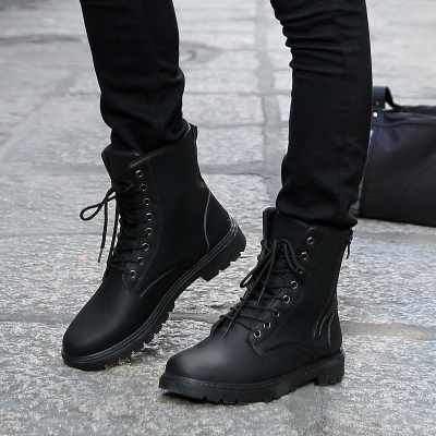 Boots - chaussures en PU pointu pour hiver - loisir - semelle PVC - Ref 955082