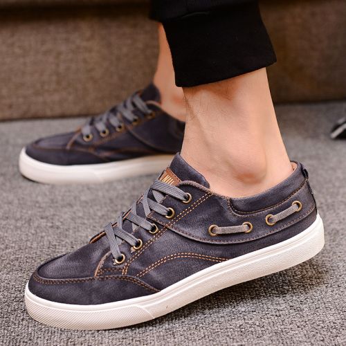 Boots - chaussures en toile LOUVIP ronde pour printemps - loisir - semelle caoutchouc - Ref 955100