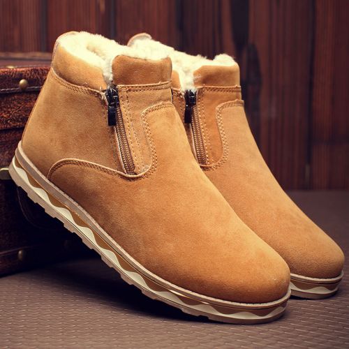 Boots - chaussures en ronde pour hiver - loisir - semelle plastique - Ref 955123