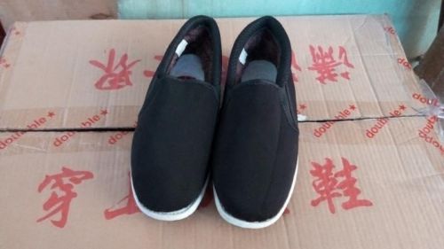 Boots - chaussures en toile ronde pour hiver - loisir - semelle caoutchouc - Ref 955138