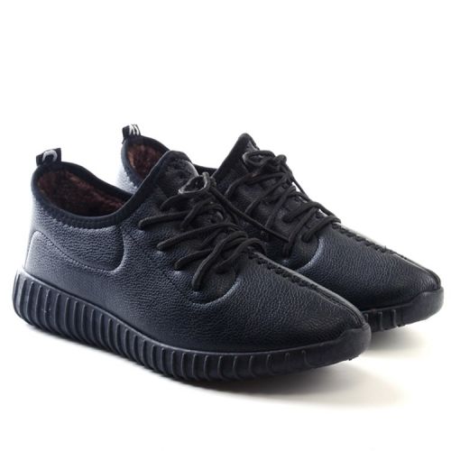 Boots - chaussures en PU ronde pour hiver - loisir - semelle caoutchouc - Ref 955228