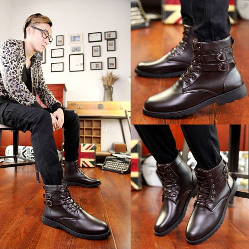 Boots - chaussures en Ercengzhupi ronde pour printemps - tendance des jeunes - semelle caoutchouc - Ref 955242