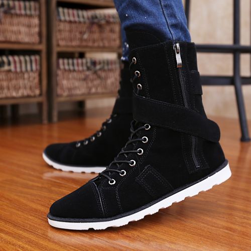 Boots - chaussures en ronde pour printemps - loisir - semelle caoutchouc - Ref 955280