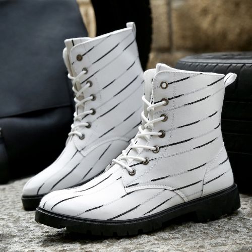 Boots - chaussures en Ercengzhupi ronde pour printemps - tendance des jeunes - semelle caoutchouc - Ref 955288
