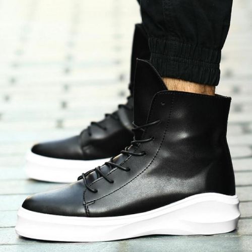 Boots - chaussures en Microfiber ronde pour printemps - loisir - semelle caoutchouc - Ref 955314