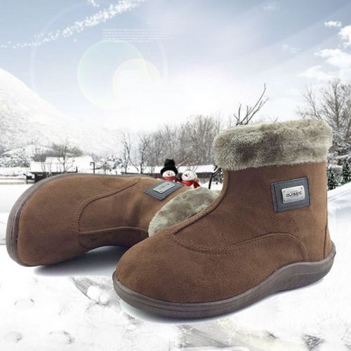 Boots - chaussures en ronde pour hiver - loisir - semelle caoutchouc - Ref 955361