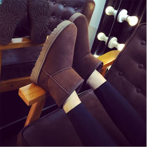 Boots - chaussures en PU ronde pour hiver - Europe - Ref 955440