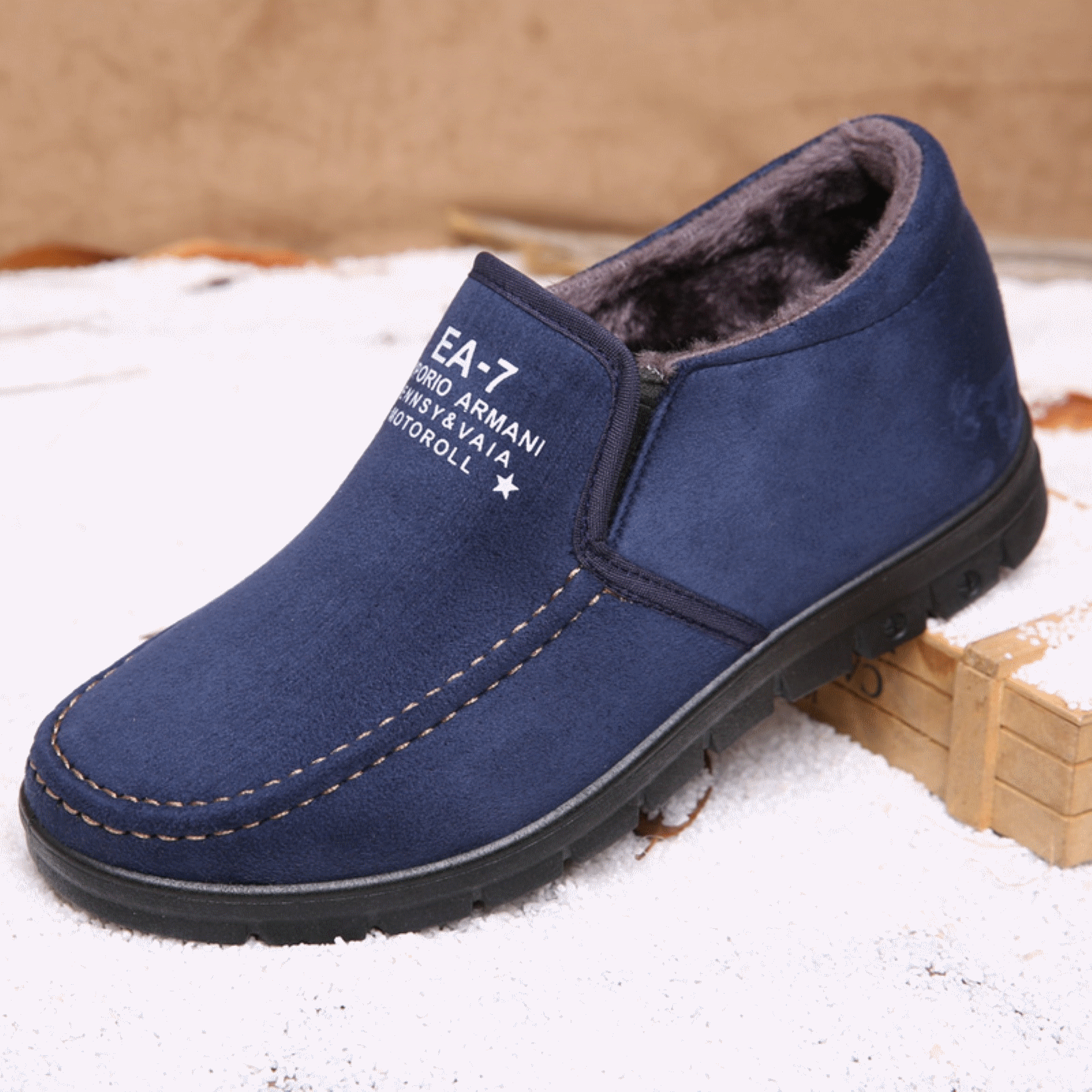 Boots - chaussures en ronde pour hiver - loisir - semelle plastique - Ref 955447