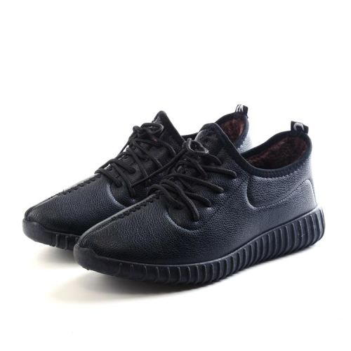 Boots - chaussures en PU ronde pour hiver - loisir - semelle caoutchouc - Ref 955454
