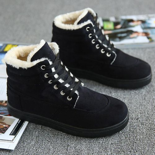 Boots - chaussures en ronde pour hiver - semelle caoutchouc - Ref 955456