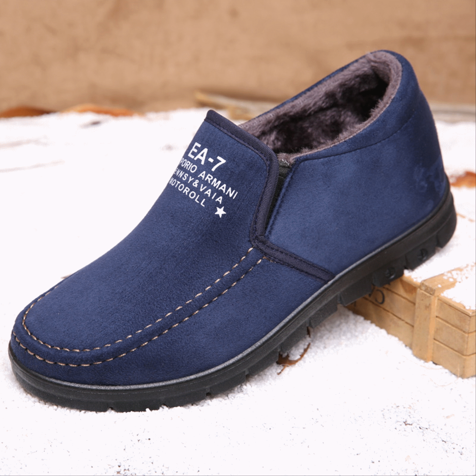 Boots - chaussures en ronde pour hiver - loisir - semelle plastique - Ref 955474