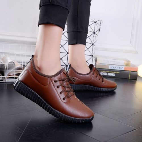 Boots - chaussures en PU ronde pour hiver - loisir - semelle caoutchouc - Ref 955486