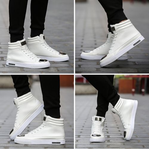 Boots - chaussures en PU ronde pour printemps - semelle caoutchouc - Ref 955496