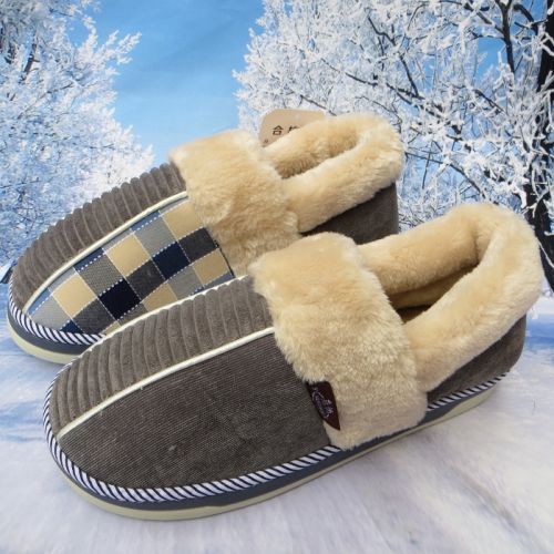 Boots - chaussures en toile ronde pour hiver - semelle caoutchouc - Ref 955521