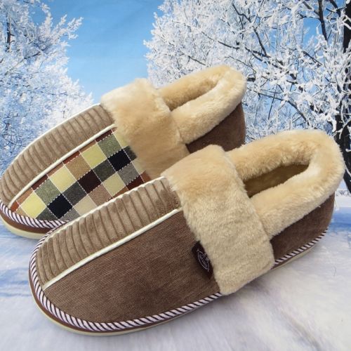 Boots - chaussures en toile ronde pour hiver - semelle caoutchouc - Ref 955525