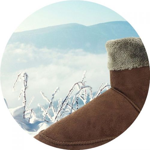 Boots - chaussures en ronde pour hiver - loisir - semelle caoutchouc - Ref 955540