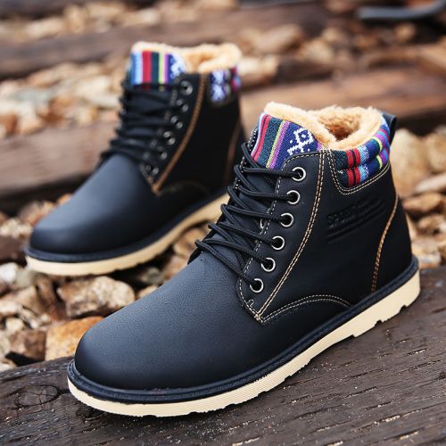 Boots - chaussures en PU ronde pour hiver - loisir - Ref 955563