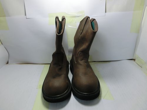 Boots - chaussures en Première couche de cuir, En plus de de vache, - Ref 955595