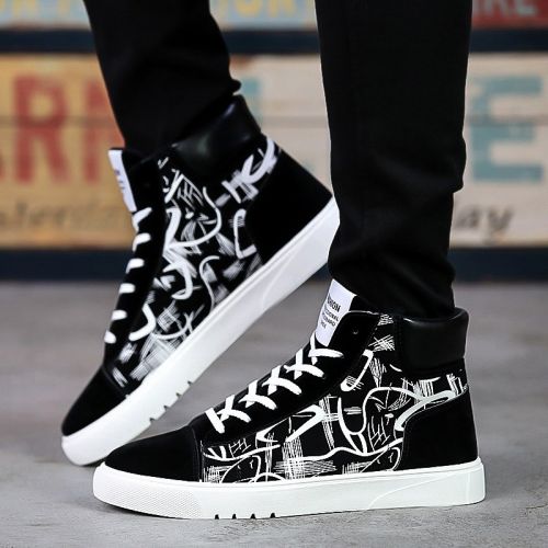 Boots - chaussures en plancher de cuir, En plus de de vache, ronde pour hiver - tendance des jeunes - semelle caoutchouc